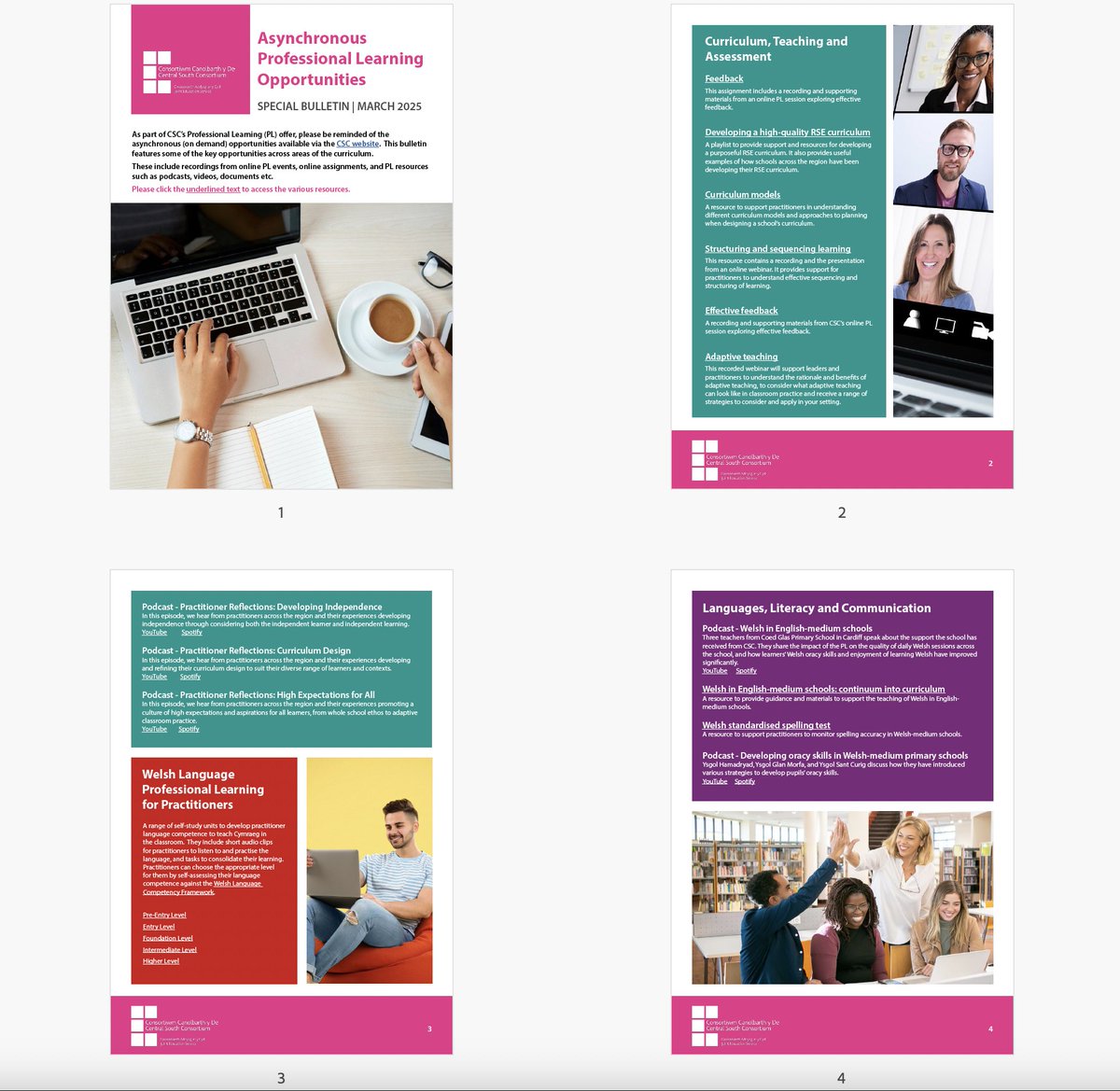Asynchronous Learning Opportunities from CSC - CSC